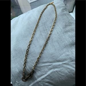 J. Crew Crystal Link Necklace